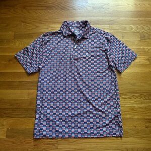 Rhoback PGA Hope Performance Polo Shirt Men’s Medium Blue